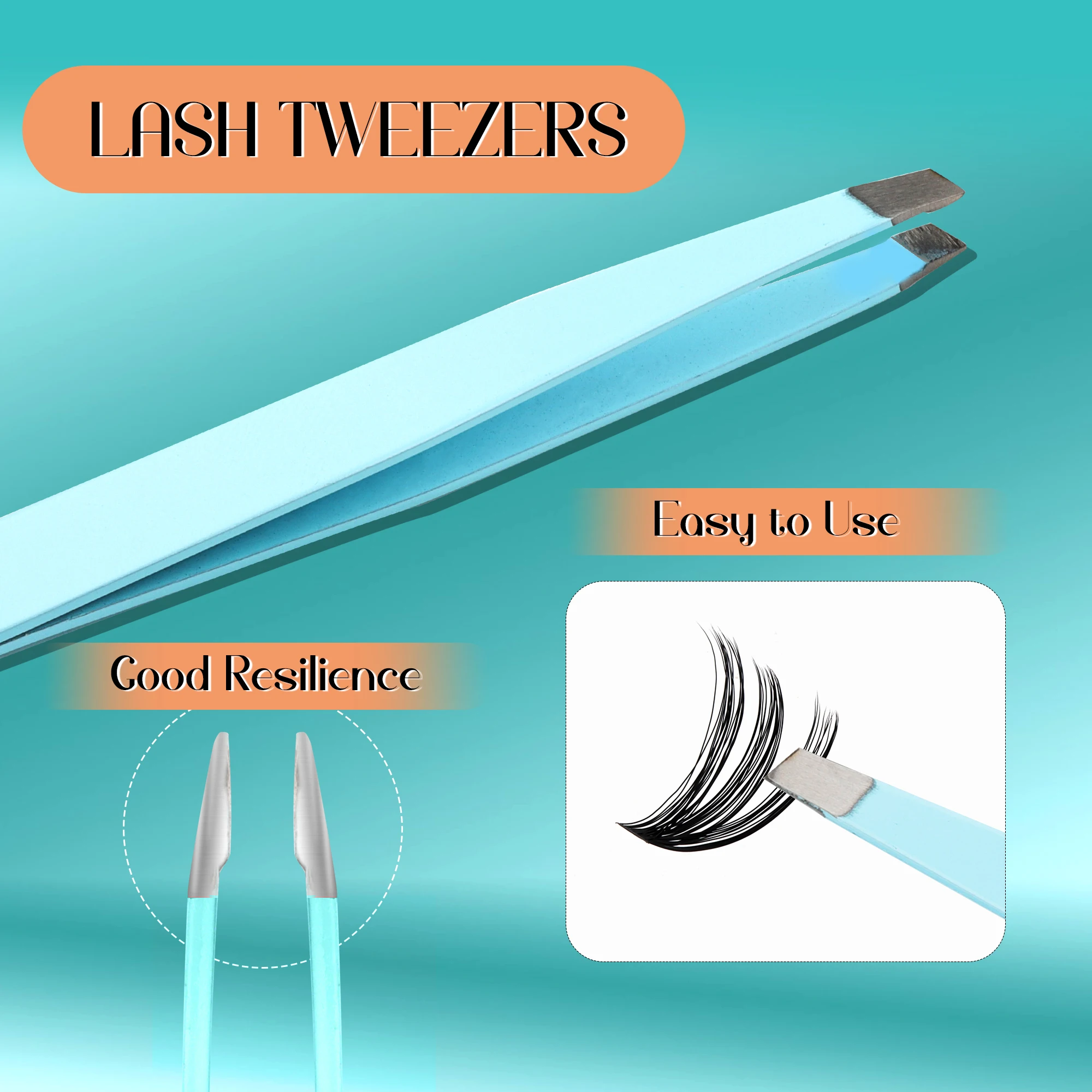 GEMERRY DIY Cluster Eyelash Extensions Kit with Lash Bond and Seal and Tweezers for Beginners 280PCS Individual Makeup at Home