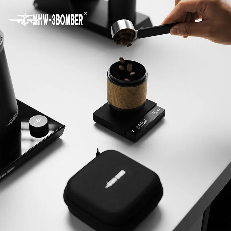 MHW-3Bomber 3.0 Mini Kitchen Coffee Scale Digital Scale For Espresso And Barista Micro Coffee Scale With Brewing Assist Mode
