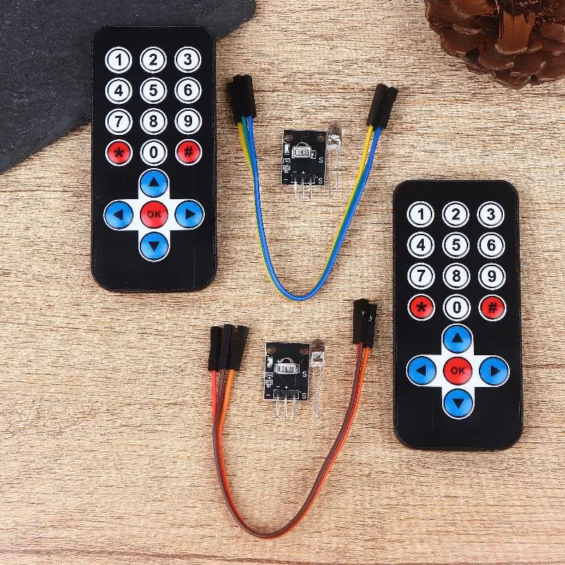 1Set HX1838 Infrared Remote Control Wireless IR Receiver Module DIY Kit For Arduino