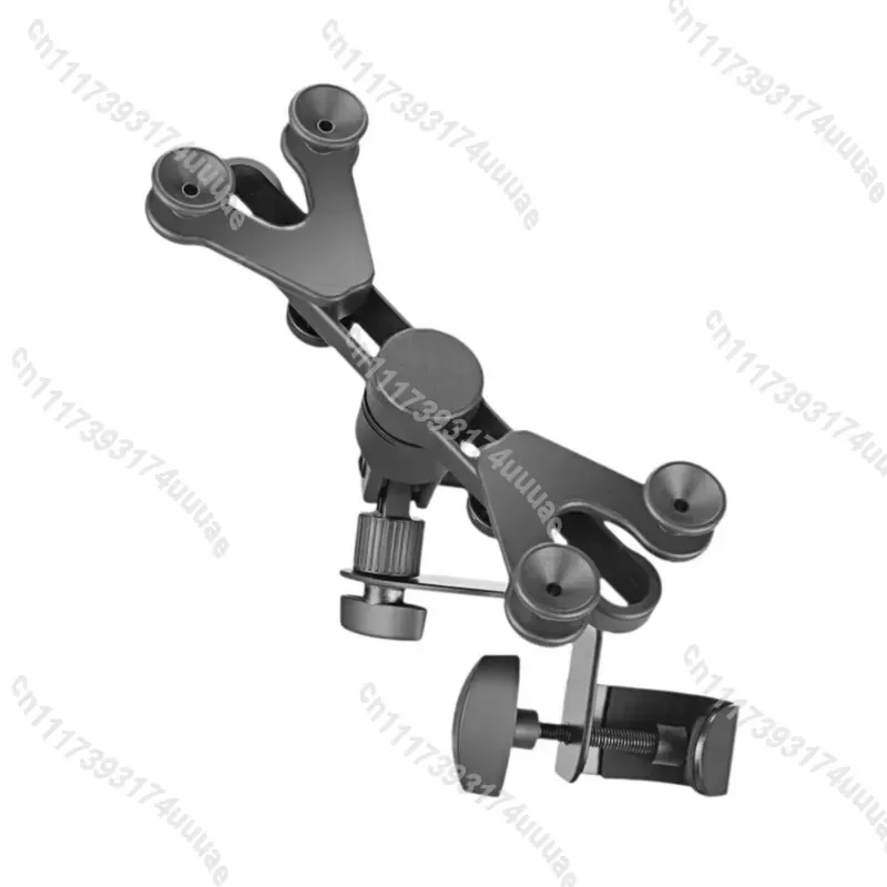 Adjustable Tablet Holder for Guitar Music Stand Non Slip 360 Degree Rotation Easy Install Stylish Portable for Musicians