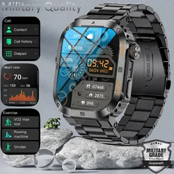 Montre intelligente militaire étanche pour homme, appel Bluetooth, GPS, montre de sport, tracker de fitness, extérieur, Huwei, Xiaomi, nouveau, 2023