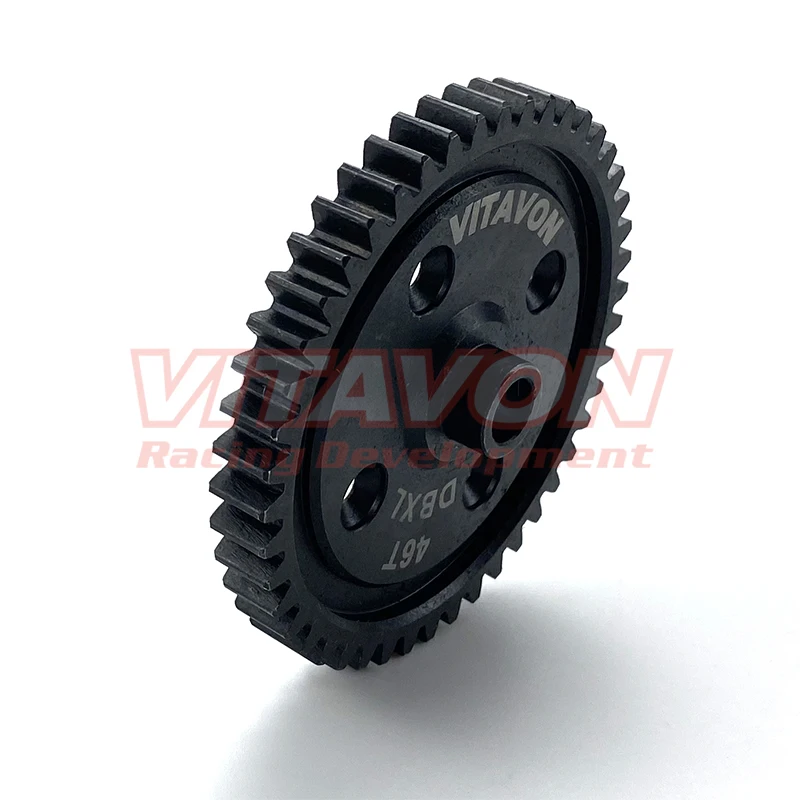 VITAVON DBXL CNC 45# HD 1.5Mod Center Diff 46T Spur Gear 8mm wide