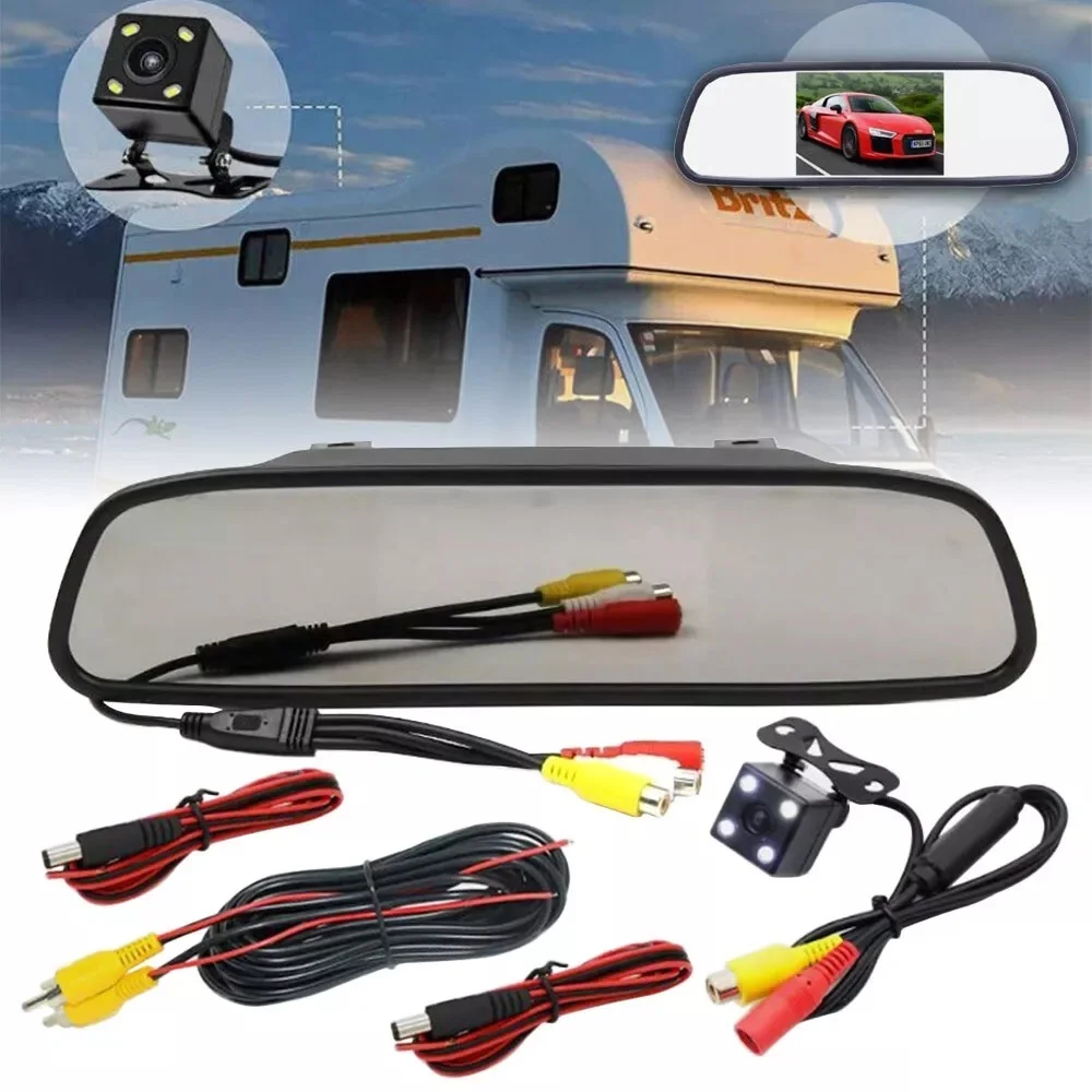 HD Backup Camera Kit With 4.3