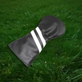 Copritesta per mazza da golf in similpelle Copritesta per legno da fairway Copritesta impermeabile per driver da golf per driver Fairway Hybrid Putter 10 best sales copritesta in legno - №5