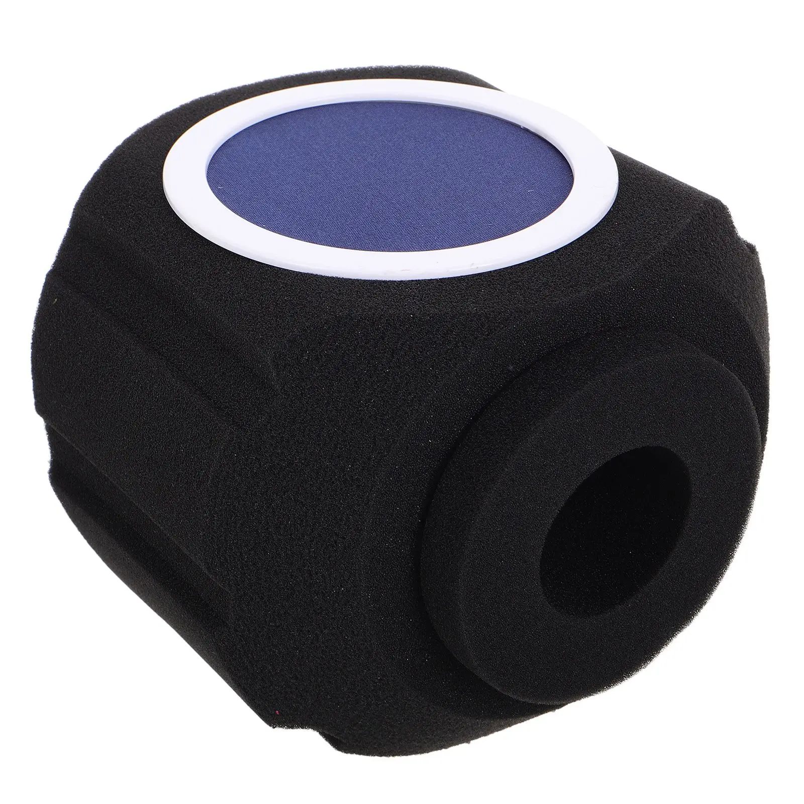 

Microphone Soundproof Cover Filter Isolation Shield for Recording Black Sponge Acoustic