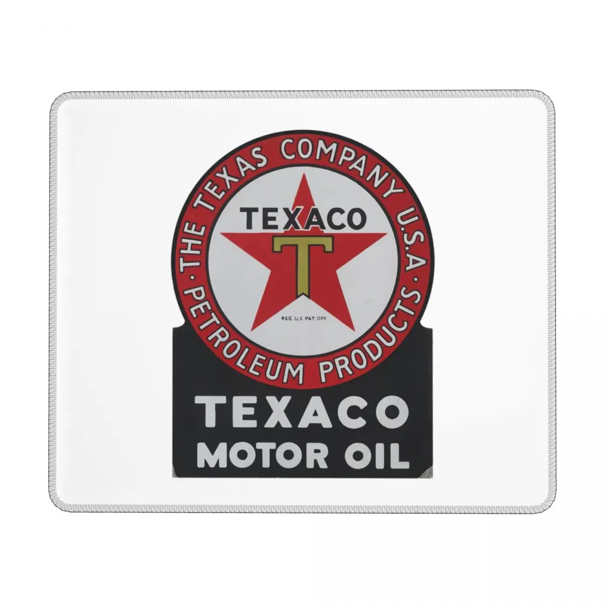 

Винтажный коврик для мыши с логотипом Texaco, компьютерная клавиатура, коврик для мыши, геймерский настольный коврик для ПК, офисные коврики для стола