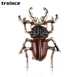 Funny Beetle Bugs Brooch Children's Student Party Costume Accessories Insect Longicorn Brooches Gift Lapel Hat Accessories
