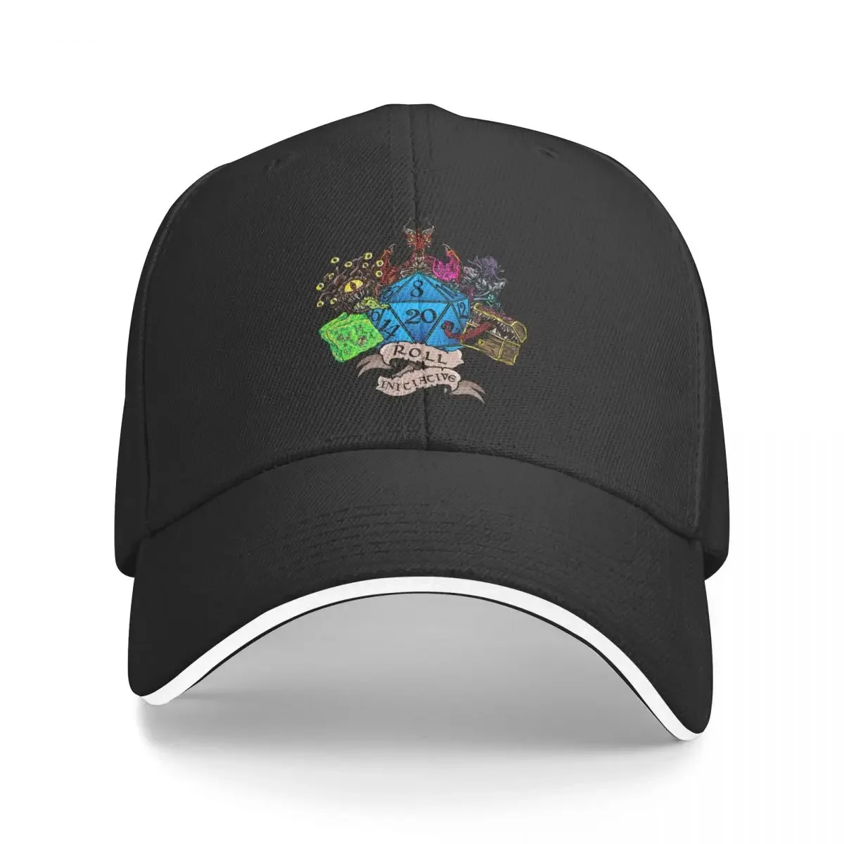 

Roll Initiative DND Game Baseball Cap Men Hats Women Visor Windproof Snapback Caps
