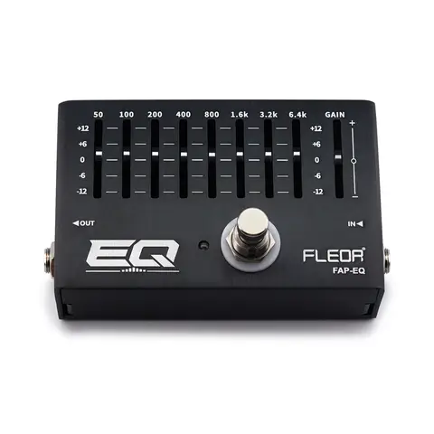 FLEOR FAP-EQ Pedal Guitar Equalizer 8-Band EQ Effects Pedal
