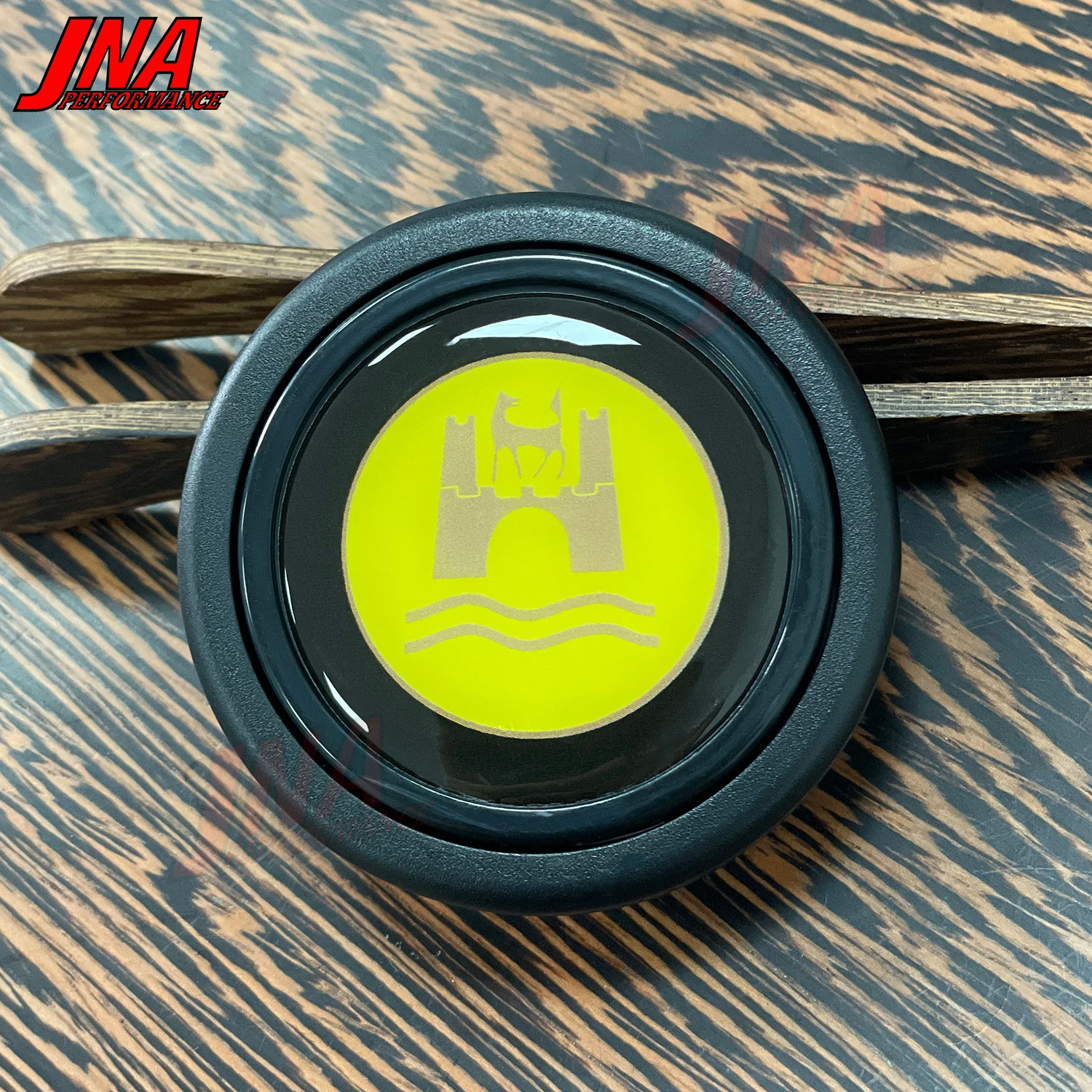 زر بوق الذئب الكلاسيكي لعجلة القيادة ، غطاء لفولكس سواجين ، فولكس فاجن ، بيتل ، من Jdm #5