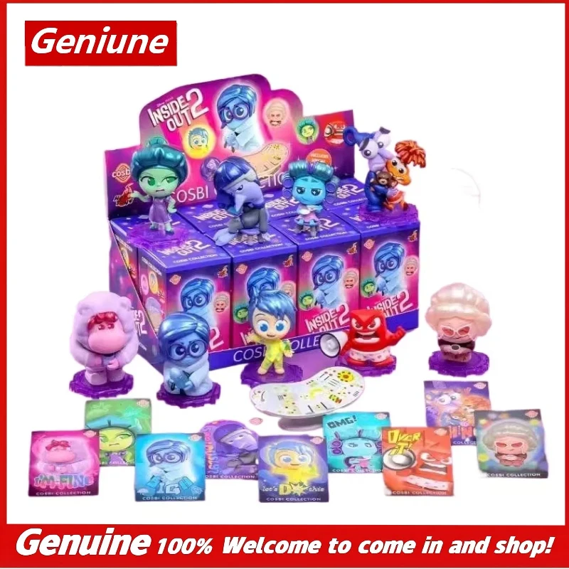 

New HotToys Inside Out 2 Blind Box Series 2 Cute Action Figure Movie Peripheral Collectible Doll Desktop Ornament Gift For Anime