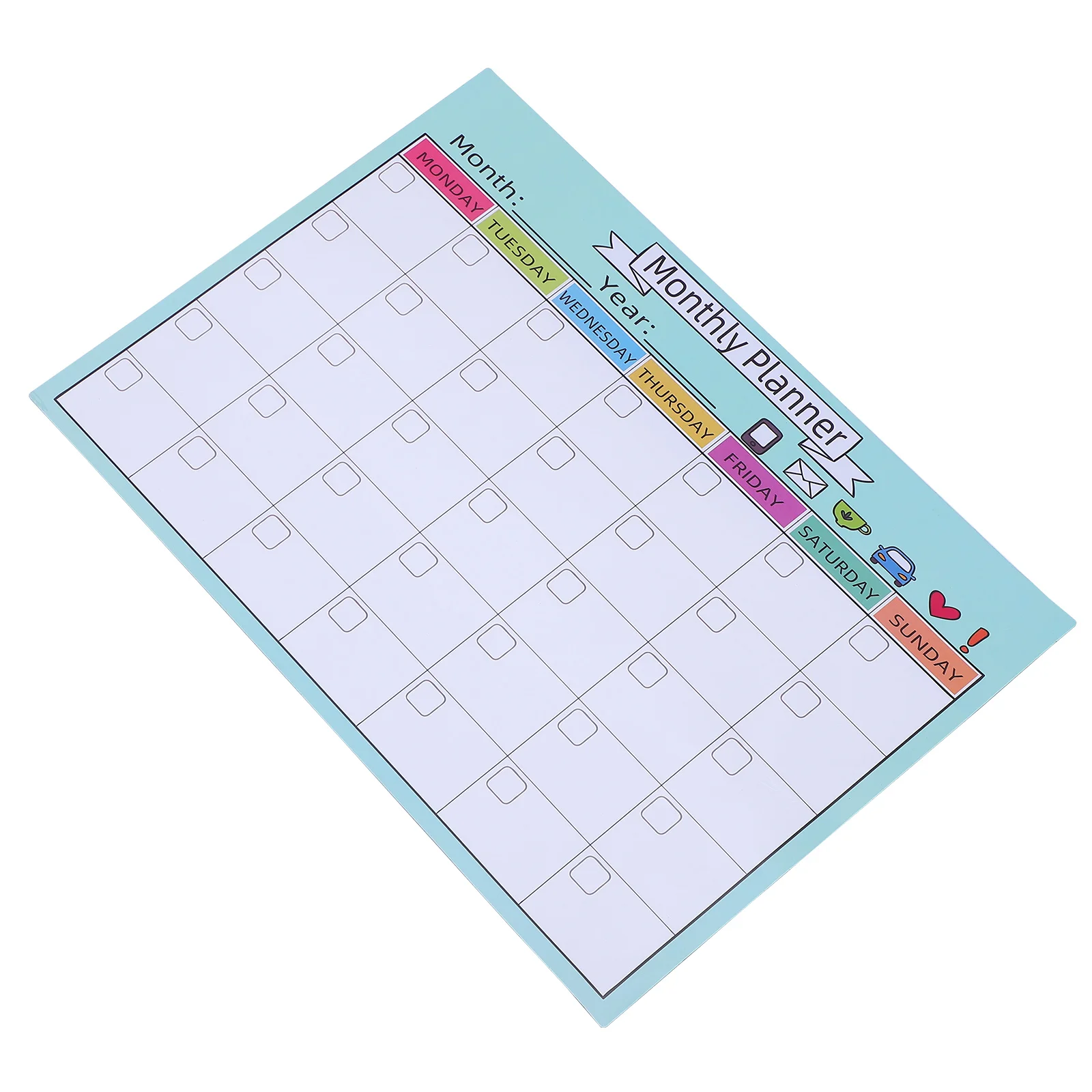 

Magnetic Monthly Plan Table Dry Erase Board Removable Reusable Home Office Dorm Room Planner Memo Board Pet Plastic Coating