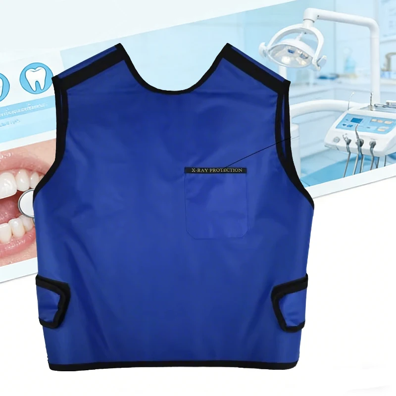 

Стоматологический защитный жилет-фартук для рентгенографии, свинцовый, 0.35 мм Pb, регулируемый, для радиационной безопасности, комфортный, СИЗ для стоматологических клиник