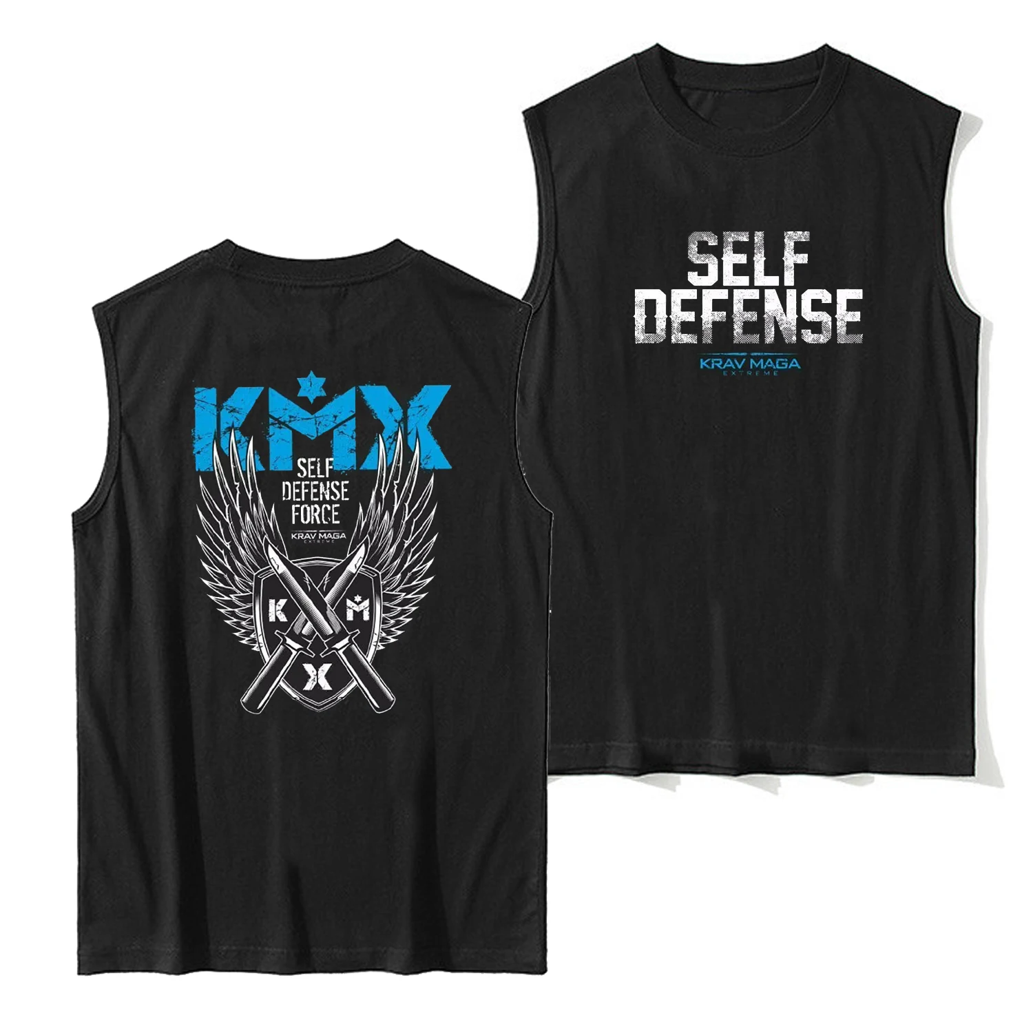 Israel Defense Forces Krav Maga Self-Defense System Vest New 100% Cotton O-Neck Summer Casual Mens Tank Top Sleeveless T-shirt