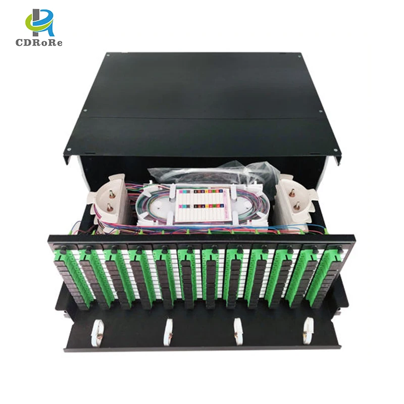 การรีวิวและแนะนำชุดกระจายสัญญาณไฟเบอร์ออปติก 144 แกน 4U19 สำหรับการติดตั้งในห้องเครื่อง