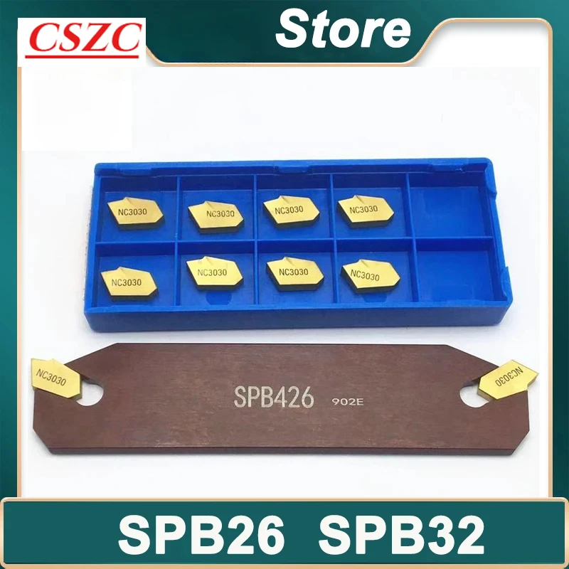 

SPB226 SPB326 SPB332 SPB432 SP200 SP300 PC3030 Slotted SPB and Carbide Insert Lathe CNC SPB turning Tool Holder For SMBB