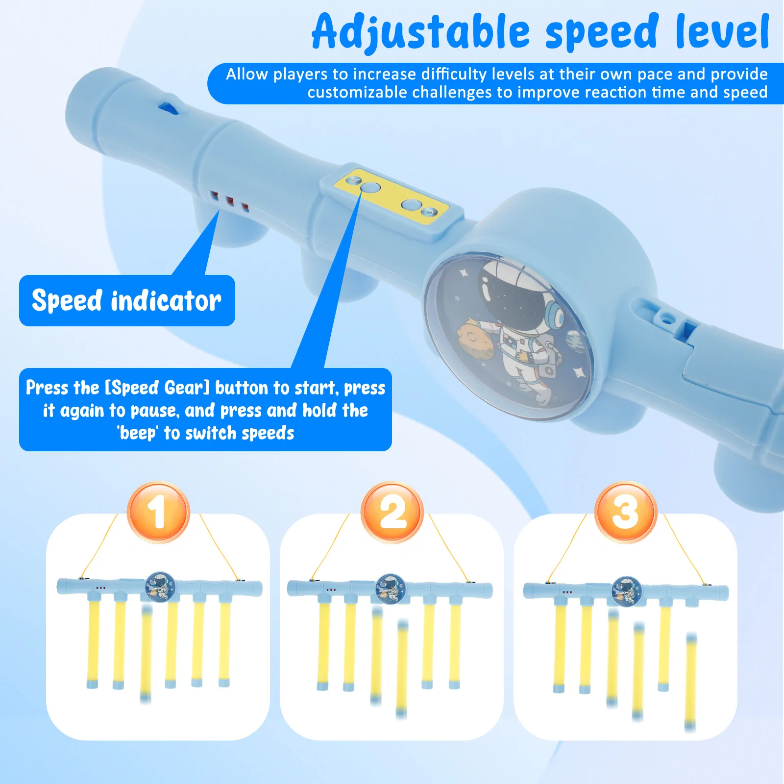 Fun Challenge Falling Sticks Game Set for Training Reaction Ability Educational Activity Parent-child Interaction Party Game Toy