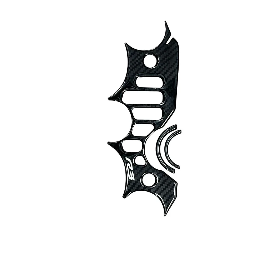 3D Carbon Fiber Upper Panel Sticker, FOR Yamaha YZF-R3/R25 2014 to 2024 Samsung Pillar Three-Dimensional Glue Protection Sticker