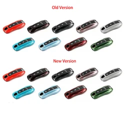 Key Case for Porsche 718 911 Panamera Cayenne Macan Boxster Cayman Car Key Shell Cover Remote Control Fob Replace Accessories