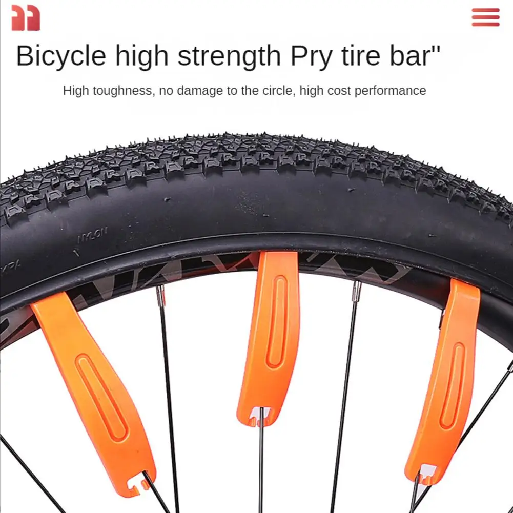 

3Pcs Mountain Bike Tire Shovel Bicycle Tire Lever Lightweight High Strength Bicycle Repair Tools