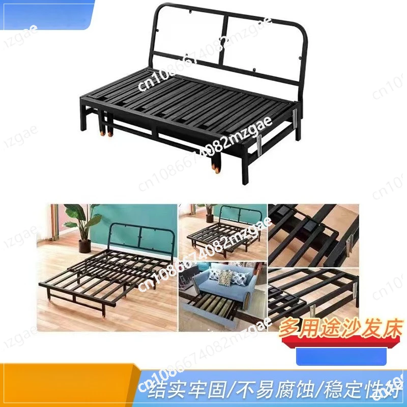 Sofa bed furniture hardware accessories three telescopic push-pull bed frame iron frame bracket