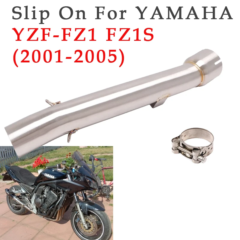 

For YAMAHA FZ1 FZ1S FZ 1S FZ1-S 2001 2002 2003 2004 2005 Motorcycle Exhaust Escape Moto Muffler Connecting Middle Link Pipe