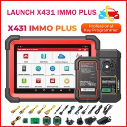 LAUNCH X431 IMMO PLUS IMMO ELITE PRO OBD2 Car Diagnostic Tool Comes With X-PROG3 To Do Key Programming Support Multi-Language