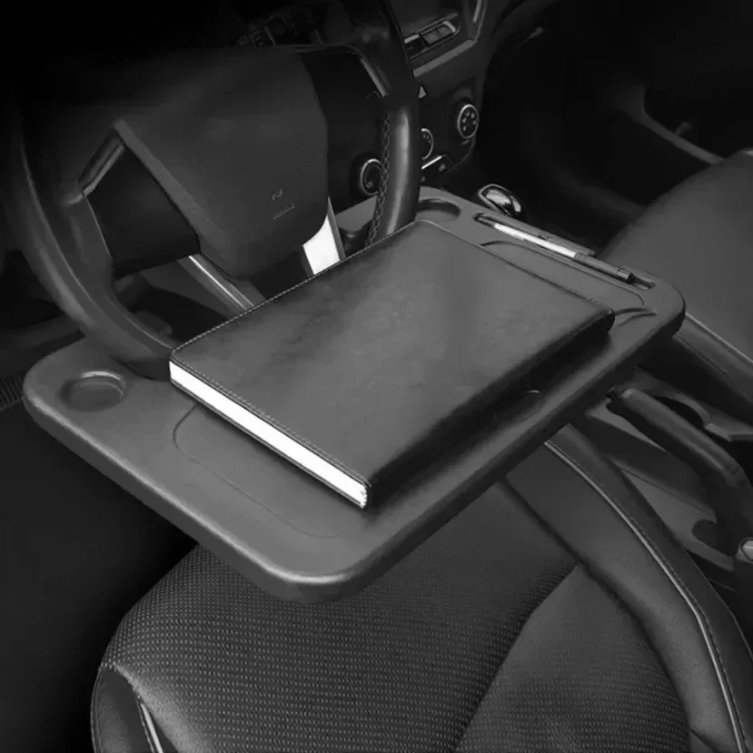 Portable Car Laptop Computer Desk Mount Stand Eat Work Car Steering Wheel Dining Table BracketDrink Food Coffee Tray Board