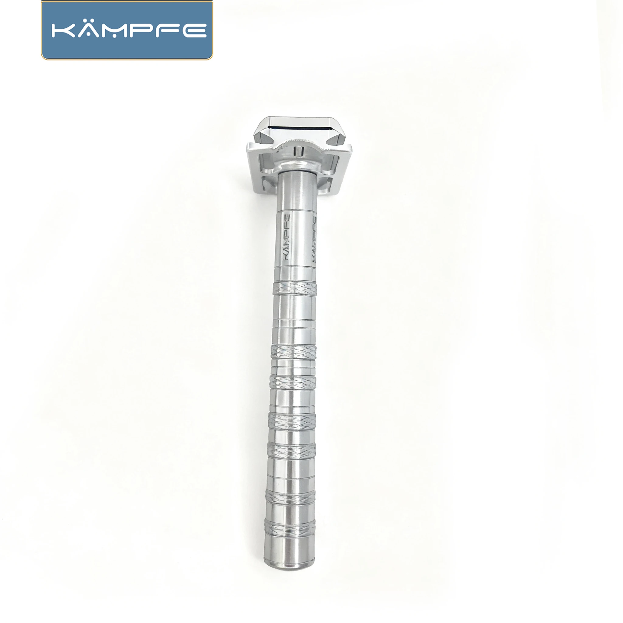 KAMPFE Double Edge Safety Razor Stainless Steel Classic Manual Shaver Wet Shaving 30-degree Shaving Angled Head for men view 3