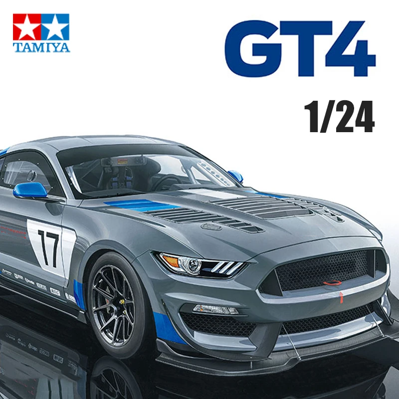 

TAMIYA Plastic assembly car scale model kit 24354 Mustang GT4 racing 1/24 toy DIY collection gift