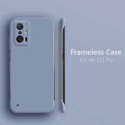Candy Colors Frameless Slim Skin Matte Hard PC Back Cover Case On For Xiaomi 11T Pro Mi11T Pro ShockProof Fundas Coque