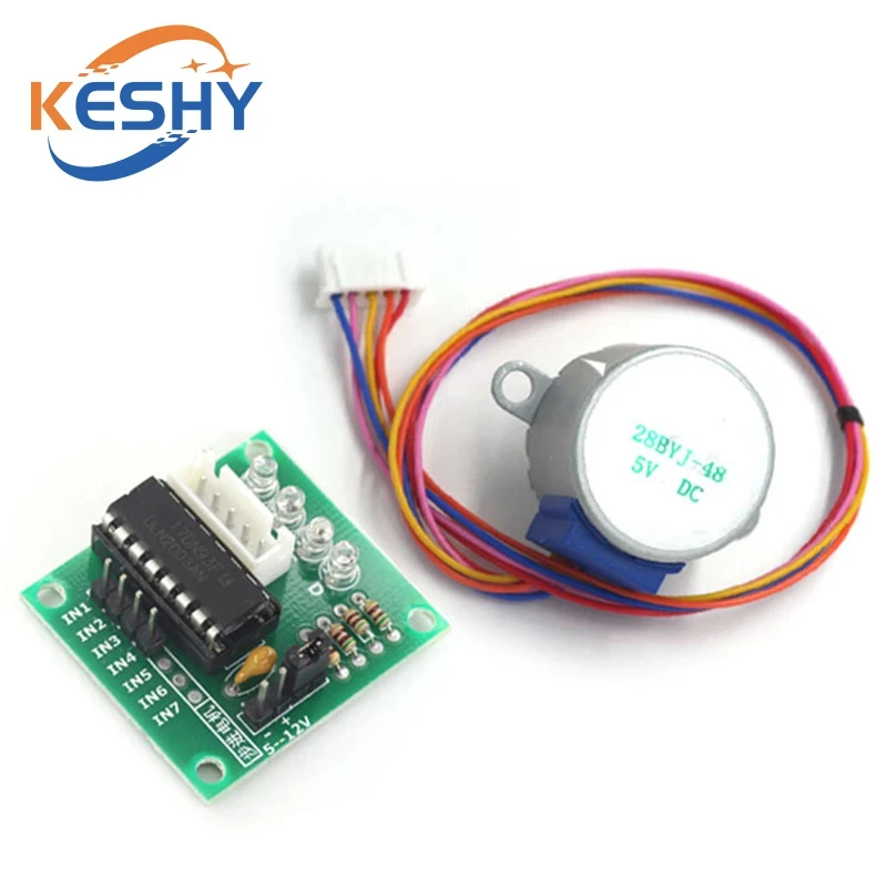 5V 4-Fase 28BYJ-48 DC Gear Stappenmotor ULN2003 Driver Board ULN2003 PIC MCU DIY