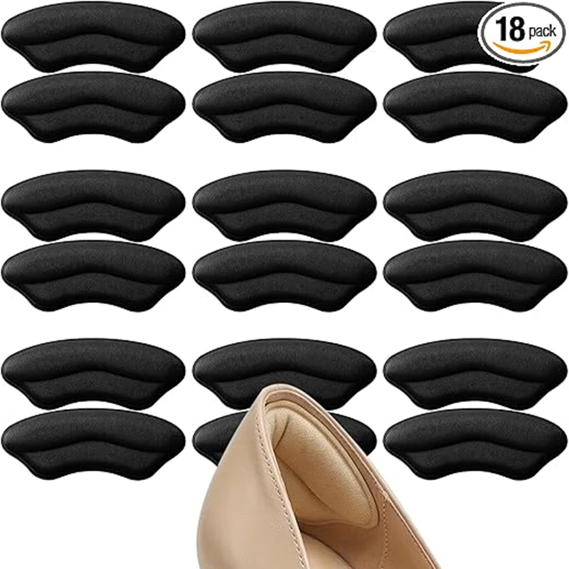 Oversized Shoe Heel Pads Heel Grips for Women and Men Protective Padding for Blisters and Loose‑fitting Shoes Comfort Cushioning