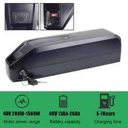 48V 13Ah 15Ah 17Ah 20Ah Ebike Lithium ion Battery for OneSport ONES3 Pro OT15 Duotts C29 S26 Jasion RetroVolt Electric Bike