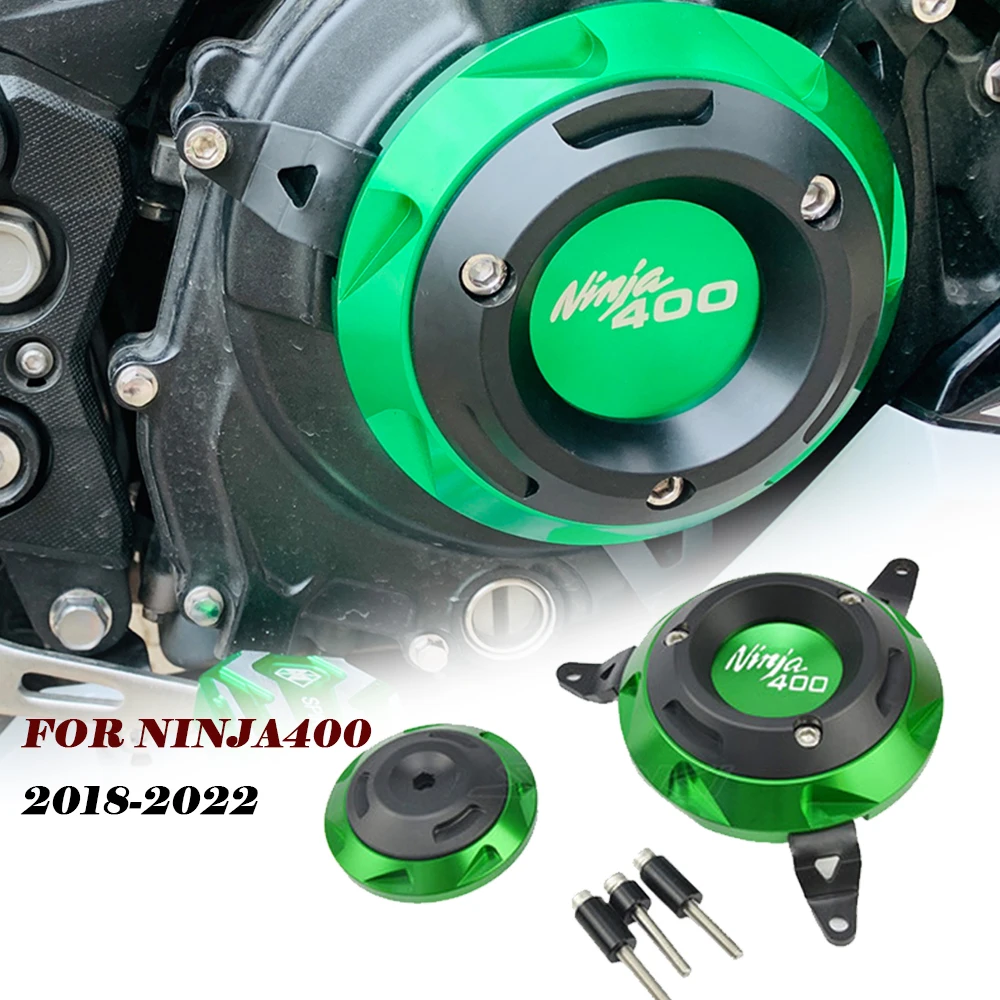 

Защита двигателя CNC для мотоцикла, ползунок, Защитная крышка для Kawasaki NINJA 400 NINJA400 2018 2019 2020 2021 2022