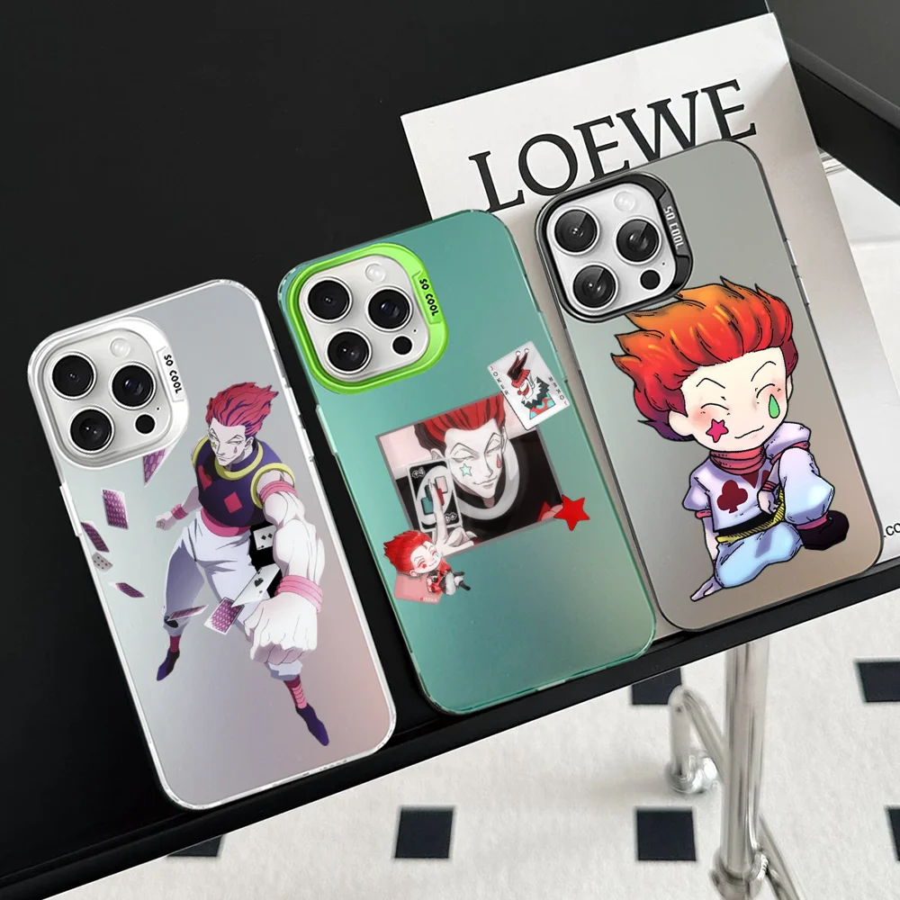 

Hunter Hisoka Anime Phone Case For IPhone 16 15 14 13 12 11 Pro Max X XR XSMAX 8 7 Plus Matte Shockproof Back Cover