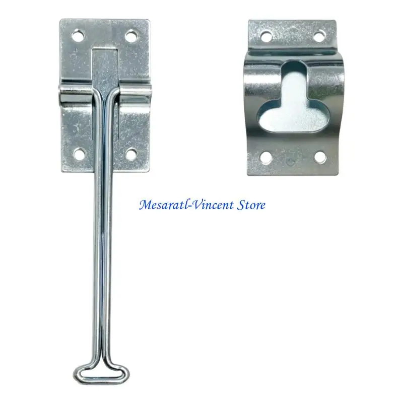 A70F Door Holdback Hardware, T-Style Door Holder Catcher Metal Hook for Travel Vehicles