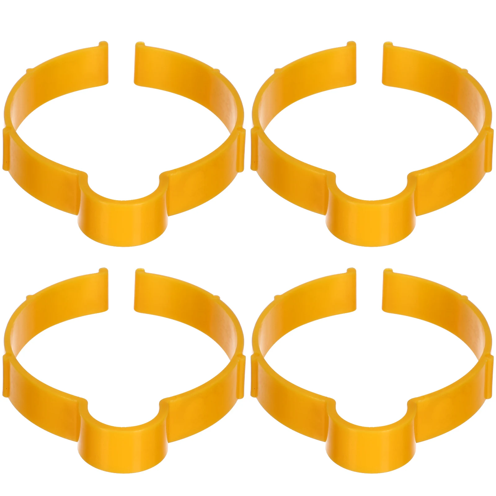 

4pcs Vinyl Wrap Sheet Clips Storage Tool For Car Decal Sticker Film Yellow Size S Material Roll Clips Vinyl Roll Holder Ring For