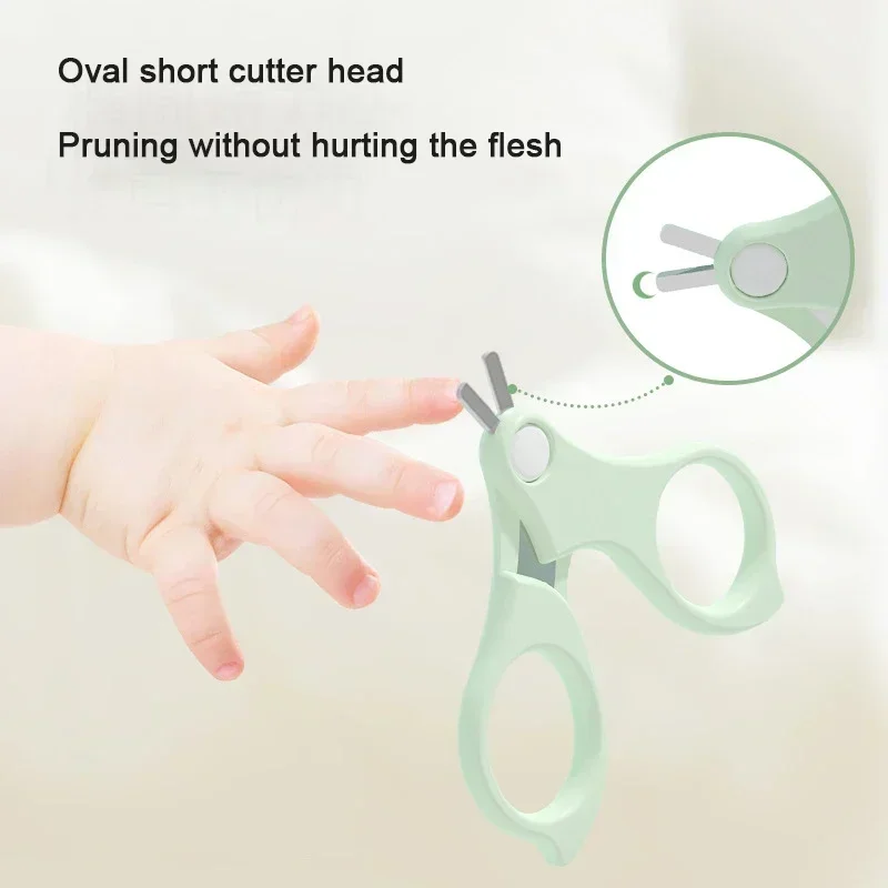 Children Manicure Kit Baby Nail Scissor Baby Nail Care Tool Set Kid Safe Portable Nail Clipper Trimmer File Tweezer with Box