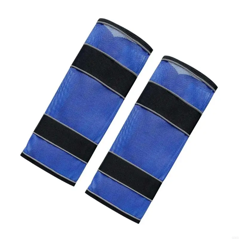Stoßdämpfende Pferdebeinbandage Pferdebeinschoner Beinbandage mit verstärkter Außenseite und sicheren Hakenbefestigungssystemen – Detail 8