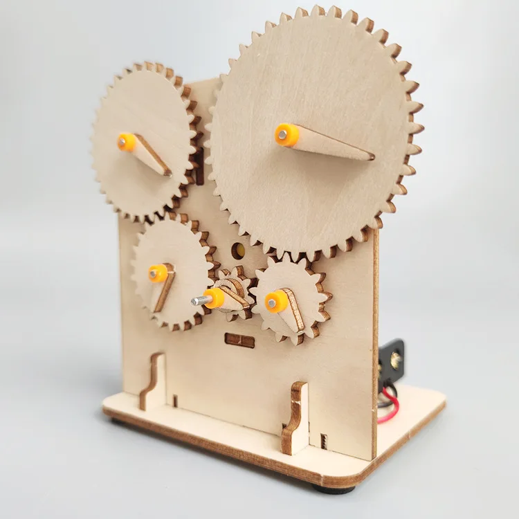 DIY 3D Holzmaschinen Getriebe Getriebe Kinder Wissenschaft Experiment Set Lerntechnologie Herstellung Handwerk