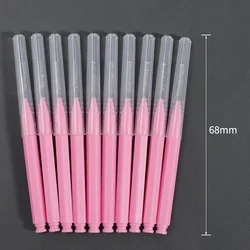 Whitening Clean Dental Nylon Brush 40pcs Interdental Brushes 0.4-1.2mm Push-Pull Removes Food Plaque Better Oral HygieneTool