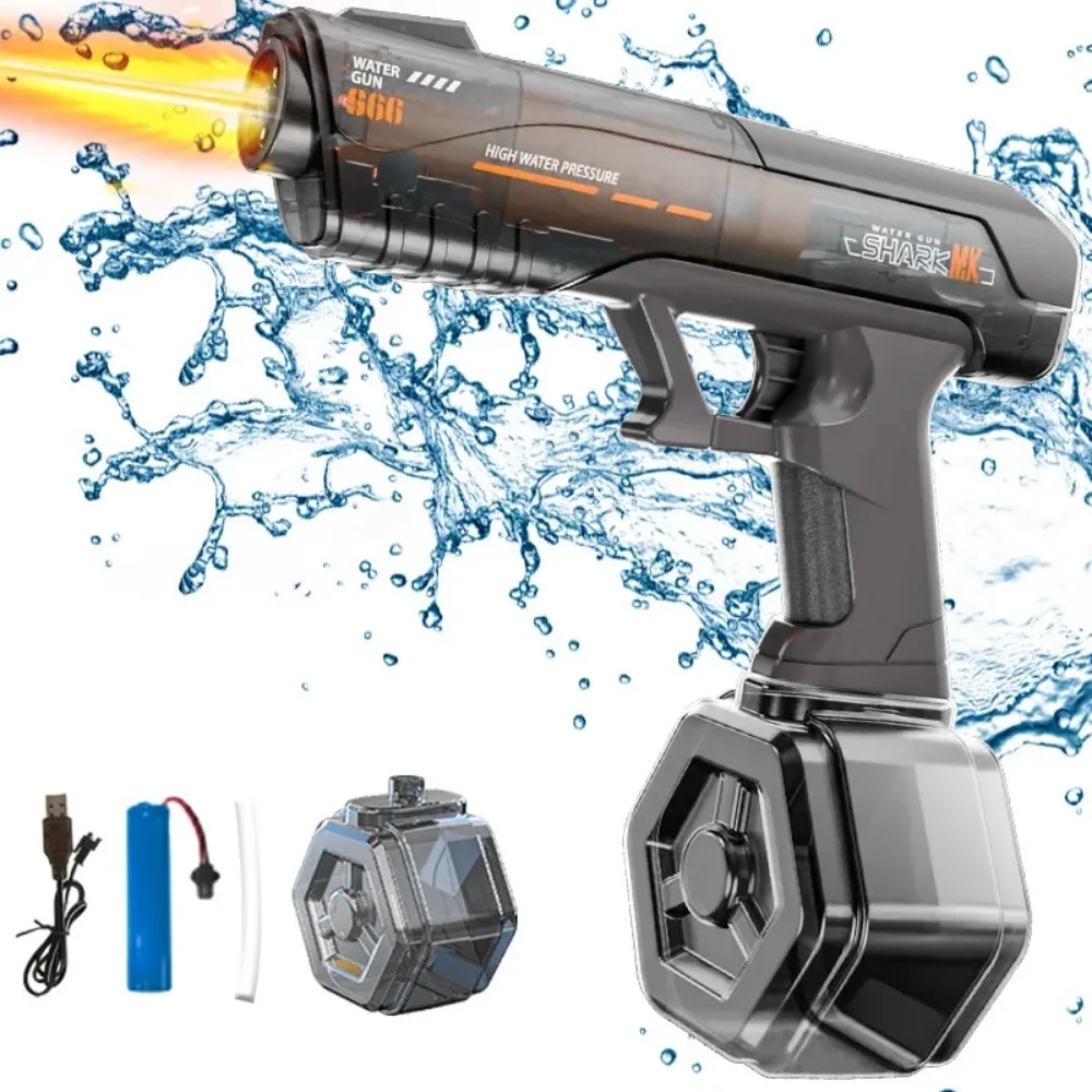 

Summer Outdoor Beach Swimming Pool Party Toy Full Automatic Electric Water Gun High Capacity Water Pistol Fight Game for Kid