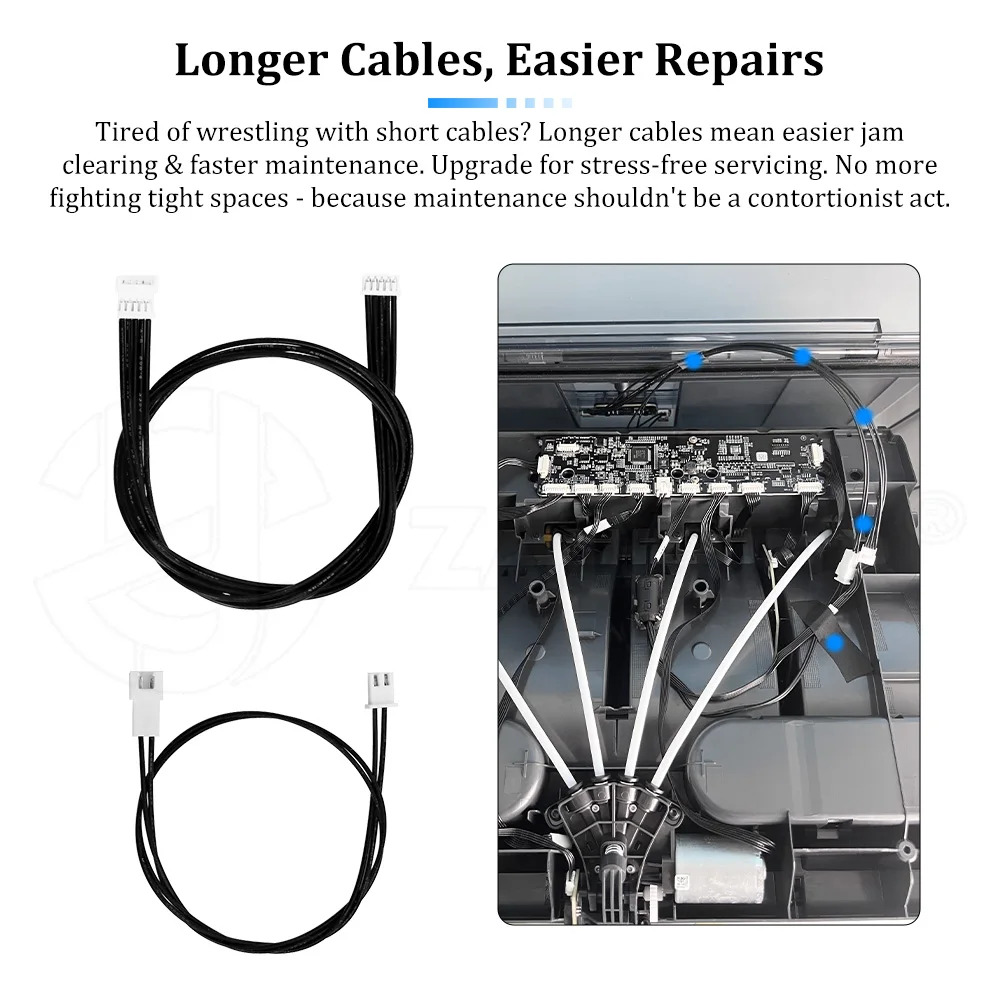 For Bambu Lab X1/P1/H2D Series Upgrades parts AMS Slack Cable AMS Guard Inlet Ceramic Ring Protector for 3D printer part