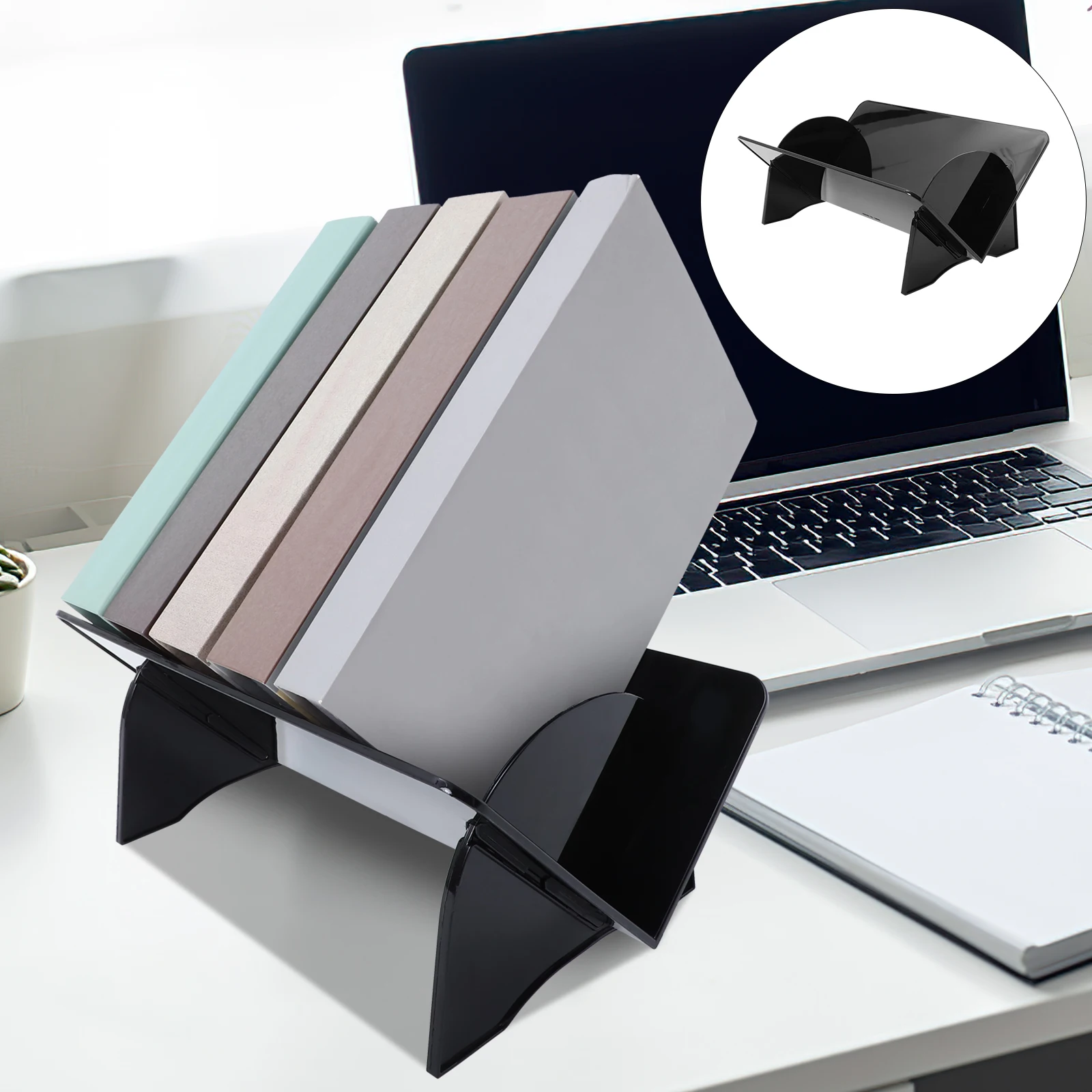 

Sturdy Acrylic For Records Magazines Game Discs Organizer Display Shelf Design Practical Holder Crate Box