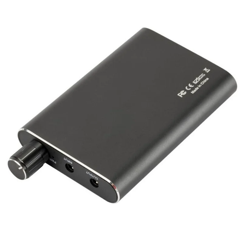 Y45A-Hifi Rechargeable Headphone Amplifier Portable AMP 3.5Mm AUX Audio Cable Audio Two-Stage Gain Switch Audio