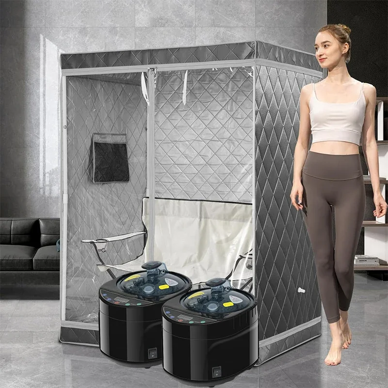 2 Person Sauna Tent Portable Steam Sauna Tent for Home Spa Relaxation Physical Therapy