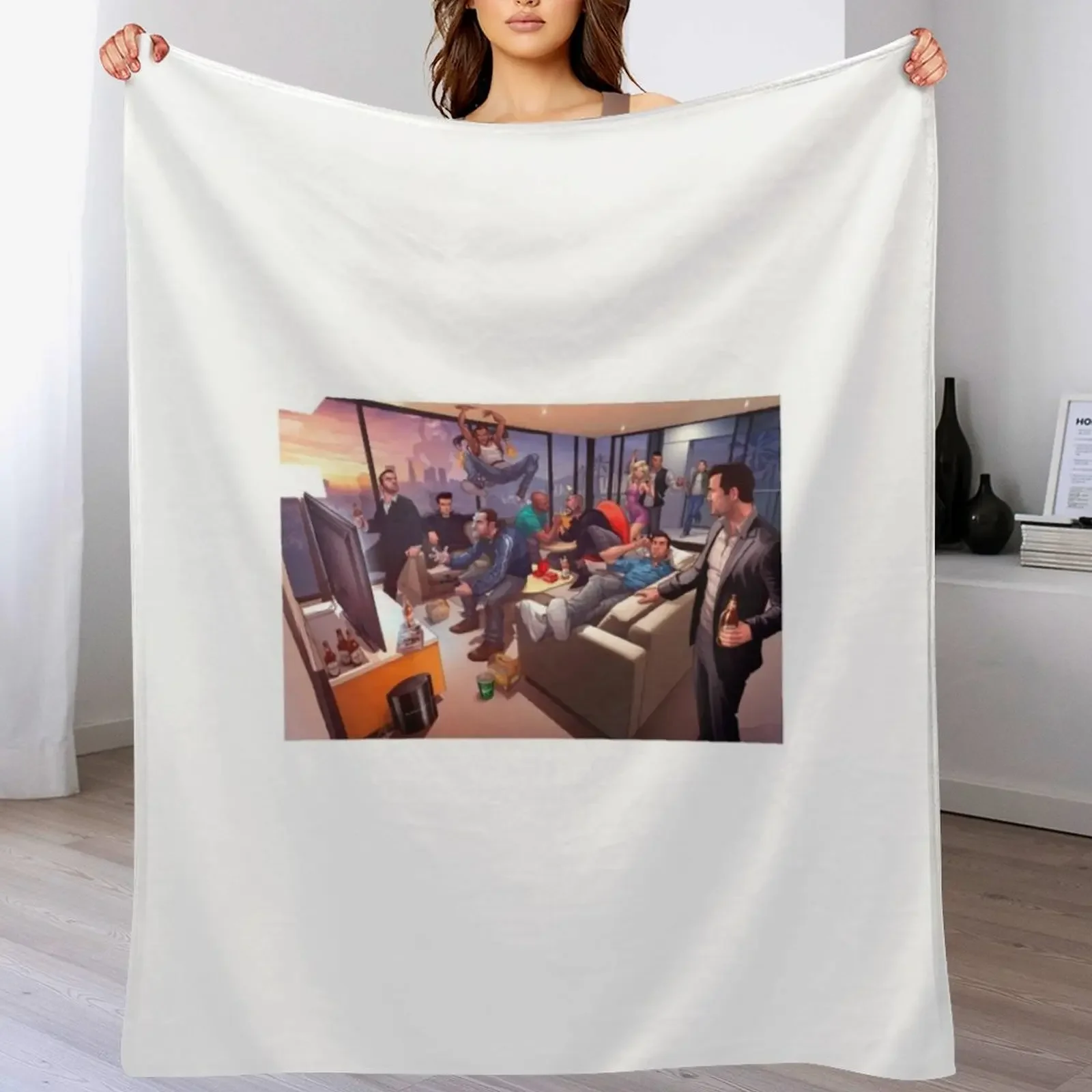 

GTA legends Throw Blanket Hairys Heavy warm for winter Quilt Blankets