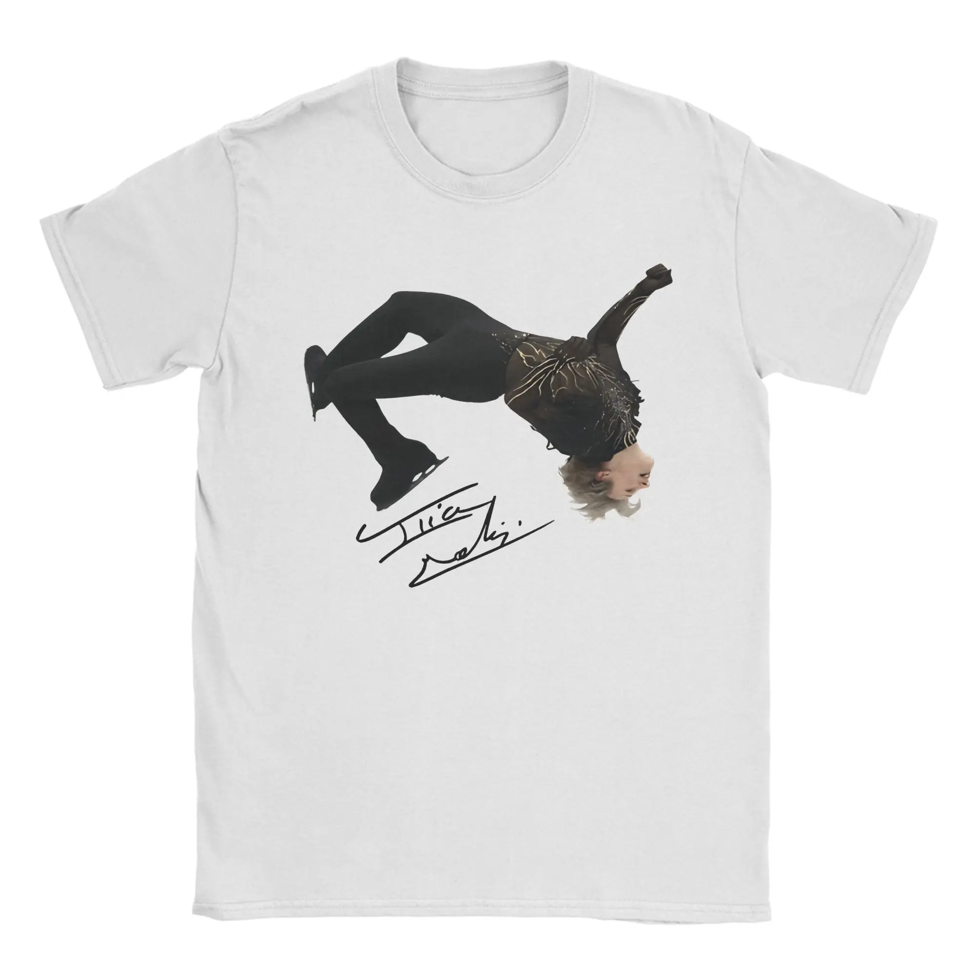 Ilia Malinin Backflip T-Shirt Beach  Popular T-Shirts Adult Cotton O-Neck Oversized Top Tees Short-Sleeved Classic Tshirt