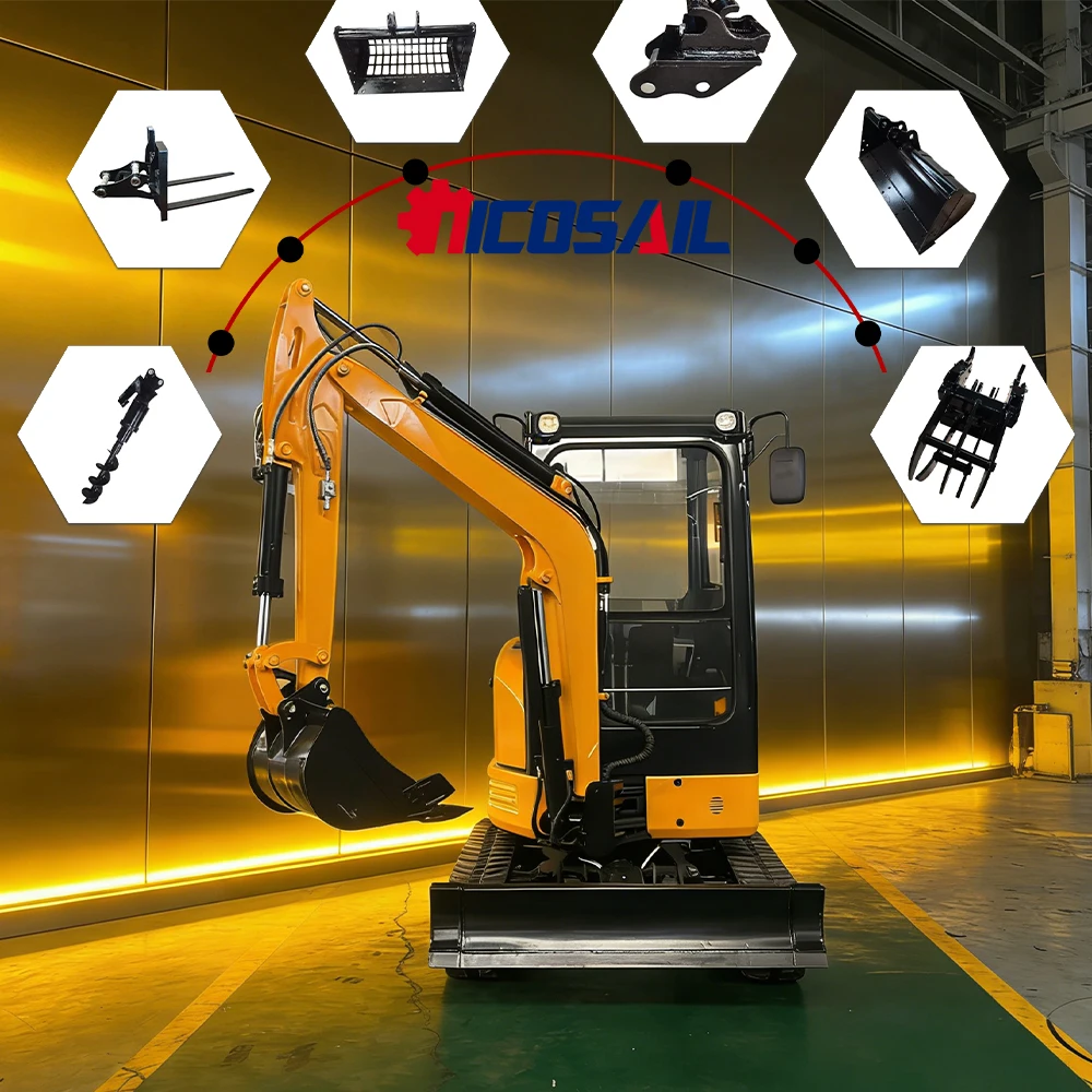 

2.5 Ton Small Crawler Excavator CE Certified Euro 5 Durable Structure Flexible Control for Agricultural Narrow Space